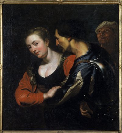 Landsknecht con una Donna da Theodor Rombouts